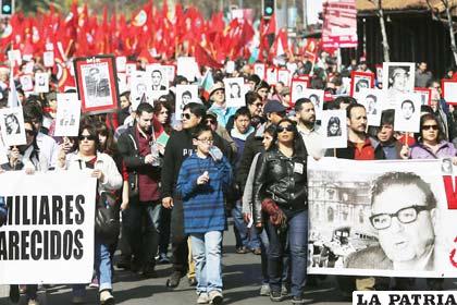 Chilenos reclaman el fin de la impunidad por la represión