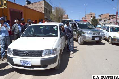 Las víctimas persiguieron a los antisociales en este vehículo pero no tuvieron éxito