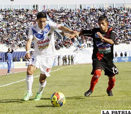 La última vez que jugaron en Oruro, Nacional se llevó la victoria por 
2-1 el 04/05/2014 