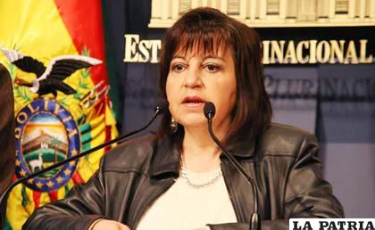 Ministra de Desarrollo Productivo, Teresa Morales