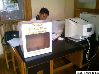 Buzón de sugerencias y propuestas para la elaboración de la Carta Orgánica