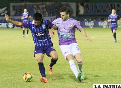 Una acción del juego que tuvo lugar anoche en Santa Cruz de la Sierra