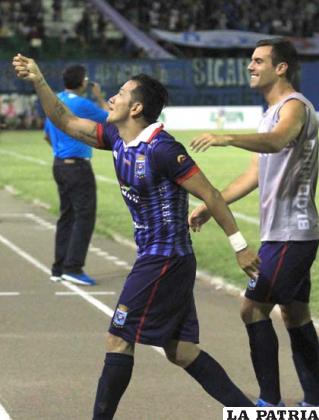 Salinas anotó el segundo de 
Blooming
