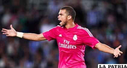 Pepe reclama un lugar en el Real Madrid