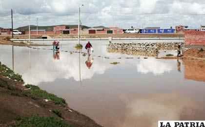 Municipio comprometió trabajos de mitigación para evacuar aguas
