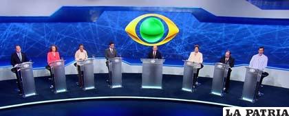 Primer debate de cara a las elecciones generales en Brasil