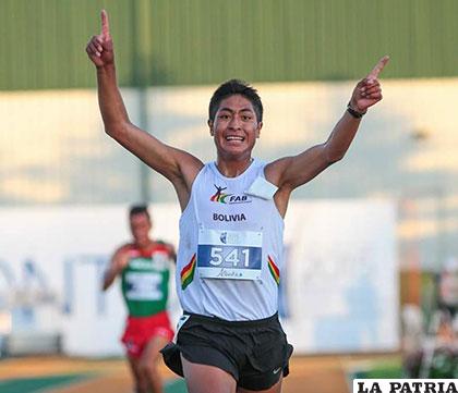 Vidal Basco Mamani, atleta orureño que recibirá apoyo económico