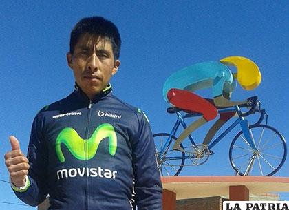 Basilio Ramos, ciclista orureño que también recibirá el apoyo