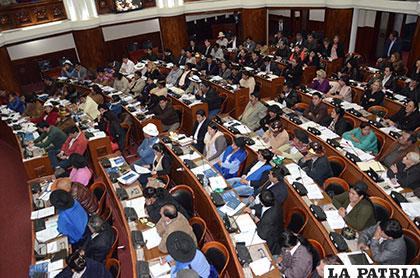 Parlamentarios decidirán si se revisa la CPE para reelección de Presidente /ABI