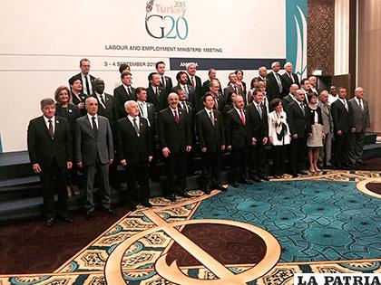 Reunión de ministros de Empleo del G20 en Ankara /prensa.empleo.gob.es
