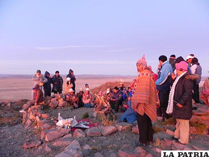 Año Nuevo Andino en Pampa Aullagas