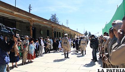 Despedida en la Estación de Trenes Oruro