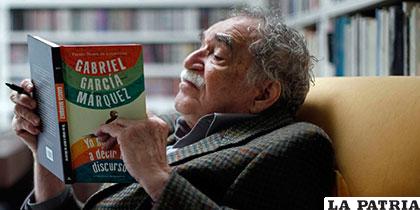 El escritor Gabriel García Márquez (1927- 2014),  Premio Nobel de Literatura