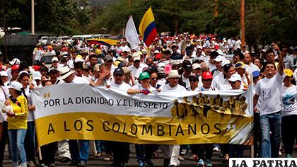 Colombianos además pidieron la reapertura de la frontera con Venezuela /lanueva.com