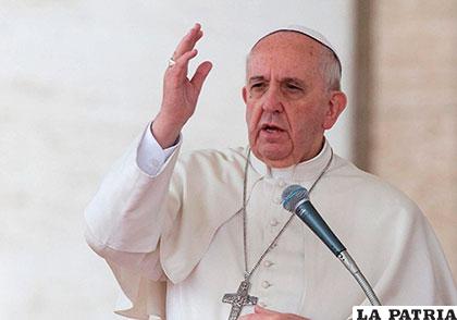 El Papa Francisco hizo un llamamiento por la paz en el Mundo /kickfeed.co