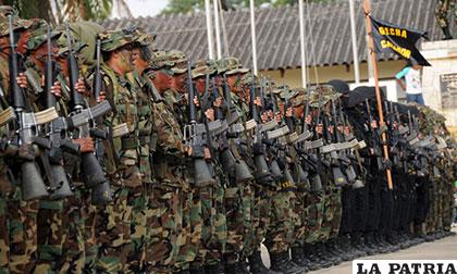 Militares bolivianos /ABI