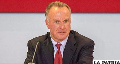 Rummenigge, reelegido presidente de la Asociación Europea de Clubes /futbolred.com