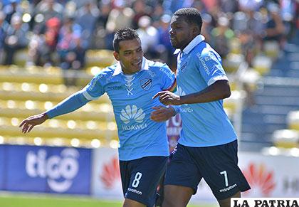 Ferreira y Tenorio, jugadores de Bolívar /APG