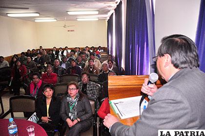 Rendición de cuentas públicas de la CNS regional Oruro