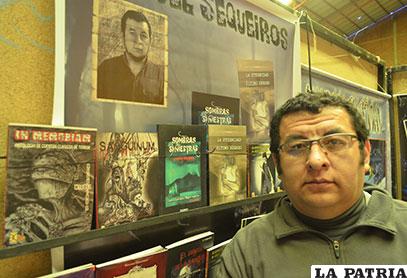 Miguel Ángel Sequeiros en la Feria del Libro