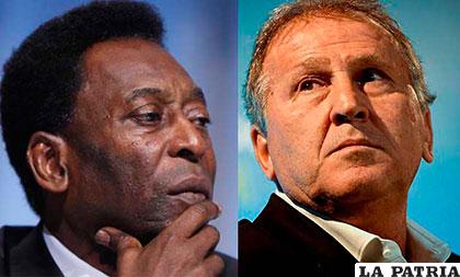 Pelé y Zico, dos leyendas en el fútbol mundial /yucatan.com