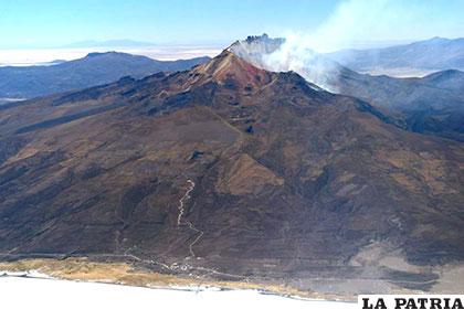 Las llamas afectaron una considerable extensión de terreno