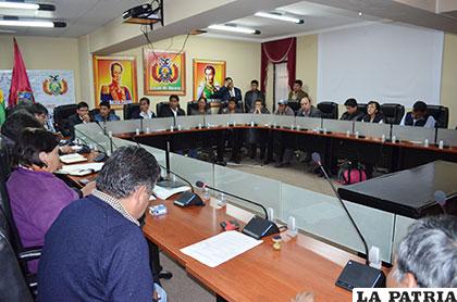 Reunión interinstitucional se desarrolló en la Brigada Parlamentaria