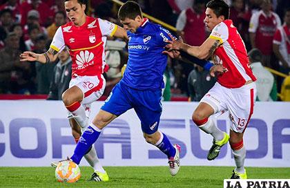 La acción del partido que se jugó en Colombia /conmebol.com