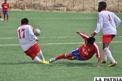 Del partido en el cual venció Aurora a Corque FC