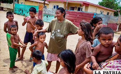 Niños pertenecientes a la etnia wayúu, sumergidos en la pobreza /servidornoticias.com