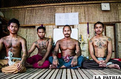Los tatuajes místicos son una tradición en Camboya en el sudeste asiático /ultimahora.com