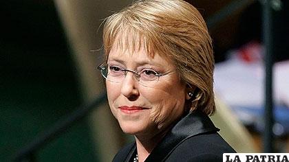 La presidenta Michelle Bachelet /noticiasuruguayas.blogspot.com