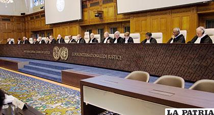 Tribunal de la Corte Internacional de Justicia de La Haya /comunicacion.gob