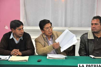 Iván Ramos, junto a su directorio