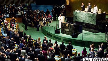 Papa Francisco insta a mejorar la situación mundial a líderes en la ONU /t13.cl