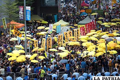 Hong Kong conmemora el primer aniversario de las mayores protestas pro democracia en China /efe.com