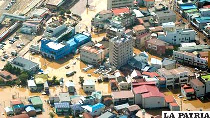 Imagen aérea de una de las zonas afectadas /lavozdelinterior.com.ar