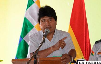 Presidente Evo Morales afirma que dejará el Palacio de Gobierno /ABI
