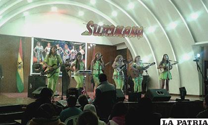El grupo Surimana en el concierto que brindó el viernes 
