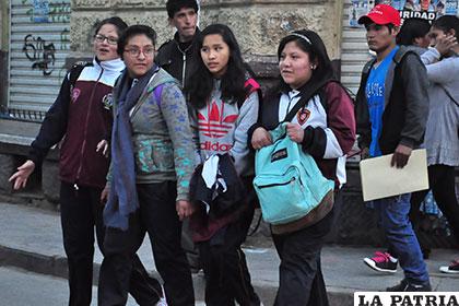 Estudiantes de varias unidades educativas conocieron por primera vez la Ley de la Juventud