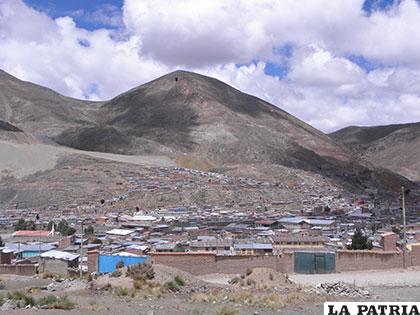 Huanuni, capital de la provincia Pantaleón Dalence