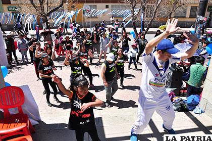 La danza presente en el Día de Peatón