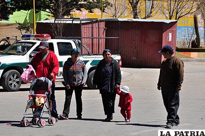 El Día del Peatón fue una oportunidad para que la familia se reúna