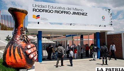Unidad educativa en Ecuador /conocimiento.gob.ec