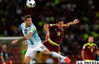 La acción del partido que terminó igualado 2-2 en Mérida /conmebol.com