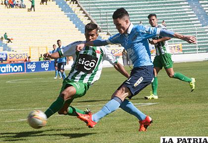 Bolívar venció la última vez que jugaron en La Paz 1-0 el 24/01/2016 /APG
