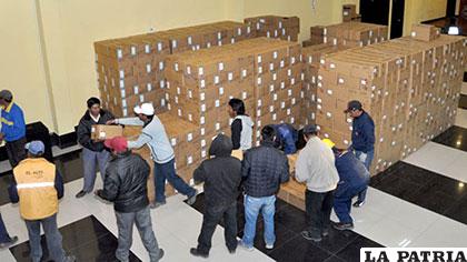 Medicamentos que serán distribuidos en hospitales de la ciudad de El Alto /erbol.com.bo