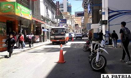 La calle Bolívar se convertirá en paseo peatonal