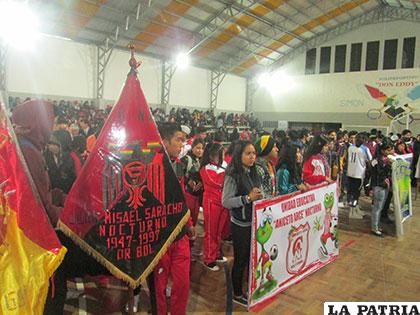 Durante el acto de inauguración del certamen