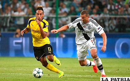 Borussia Dortmund venció de visita en Varsovia al Legia 6-0 